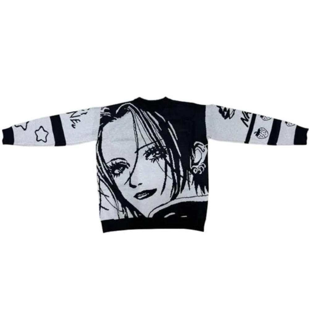 Nana Hachi Anime Knitted Black Stones Manga Sweater Osaki Shoujo Unisex Sweaters - Picture 2 of 4